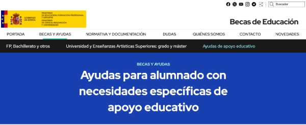 Recordatorio plazo Beca NEAE