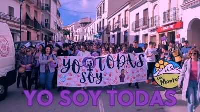 El IES Los Montes se manifiesta en el 25N
